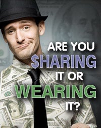 Are you sharing it or wearing it?
