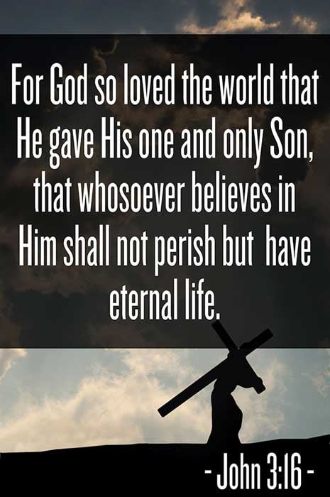 John 3:16 - This Scripture Picture is provided courtesy of Amazing Facts.  Visit us at www.amazingfacts.org