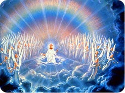 5. Who will be with Jesus when He returns in the clouds?