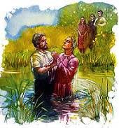 Baptism is the marriage ceremony that weds me to Christ.