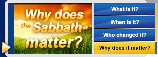 Why does the Sabbath matter?