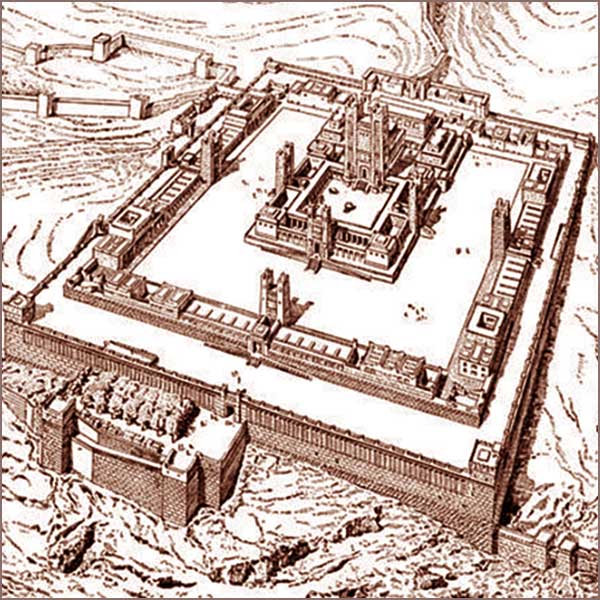 View of Ezekiel's Temple