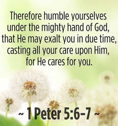 1 Peter 5:6-7