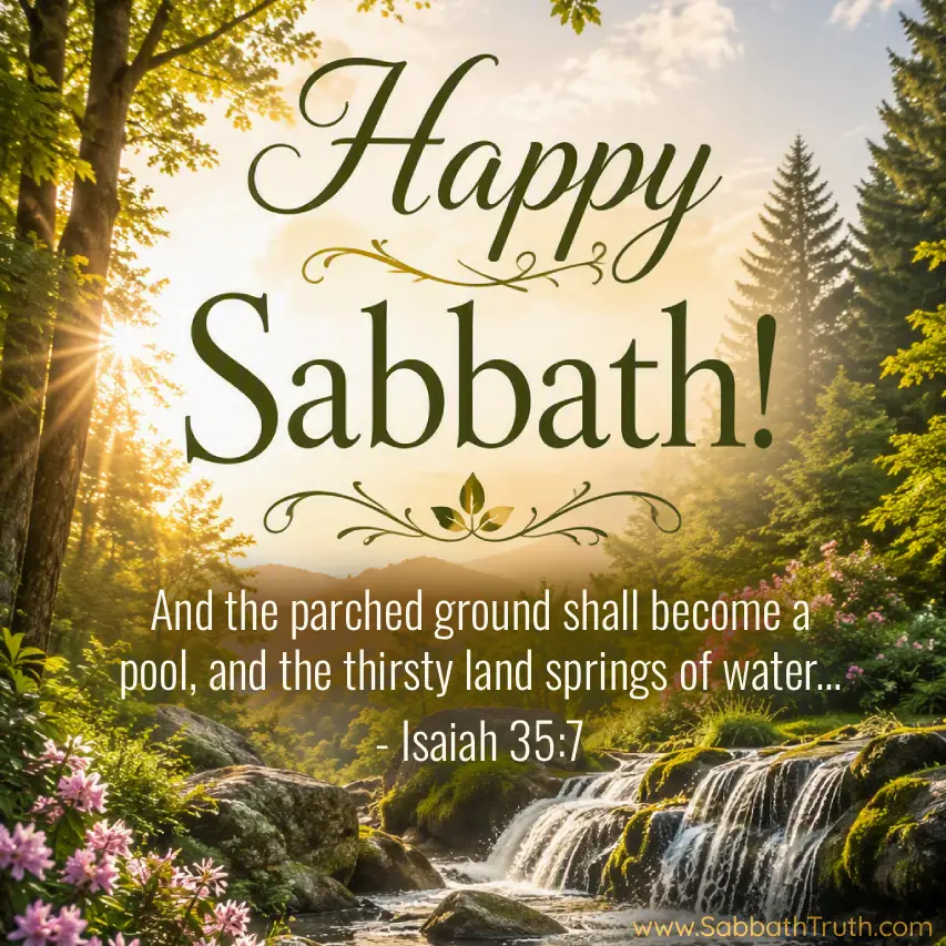 And the parched ground shall become a pool, and the thirsty land springs of water: in the habitation of dragons, where each lay, shall be grass with reeds and rushes. Isaiah 35:7