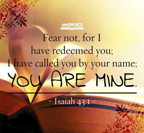 Isaiah 43 1 Scripture Pictures By Verse Amazing Facts