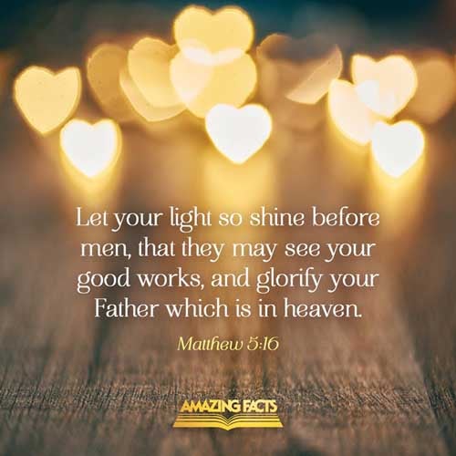 Matthew 5 16 Scripture Pictures By Verse Amazing Facts