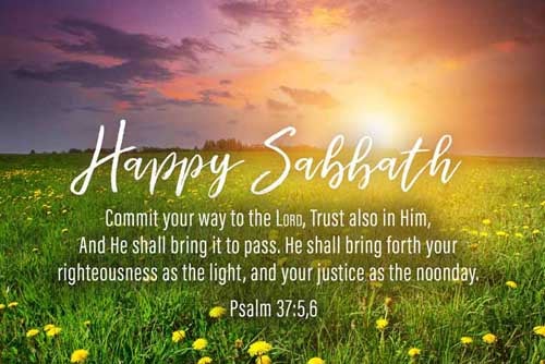 Happy Sabbath! | Sabbath Picture Gallery | Sabbath Truth