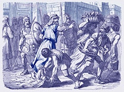 Nehemiah and the merchants on the Sabbath day