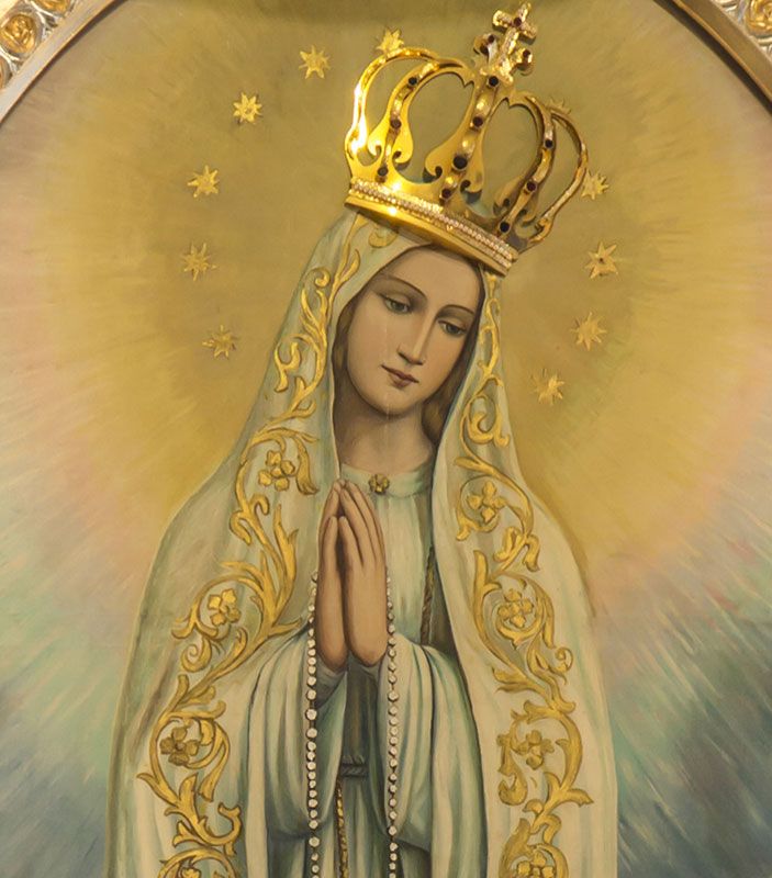 Our Lady Of Fatima Painting