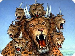 5. Vad är det för likheter mellan vilddjuren i Uppenbarelseboken 13 och 17?