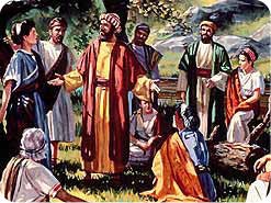 ٨. هل إجتمع الرسل مع الأمم (غير اليهود) أيضا في يوم السبت؟