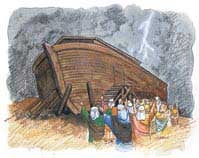 Gud varnade människorna på Noas tid för att den helige Ande inte för evigt skulle mana dem till bättring. Samma sak gäller idag.