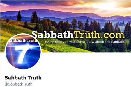 Visit twitter.com/sabbathtruth