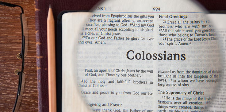  Favor de explicar Colosenses 2:14